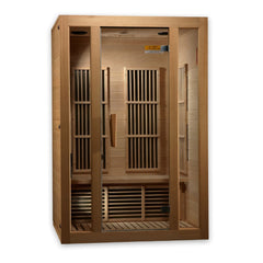 Golden Designs Maxxus Seattle 2-Person Low EMF FAR Infrared Sauna - sold by Dansons Medical - Saunas manufactured by Golden Designs (SCS)