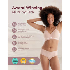 Momcozy Ultra Soft Seamless Nursing Bra