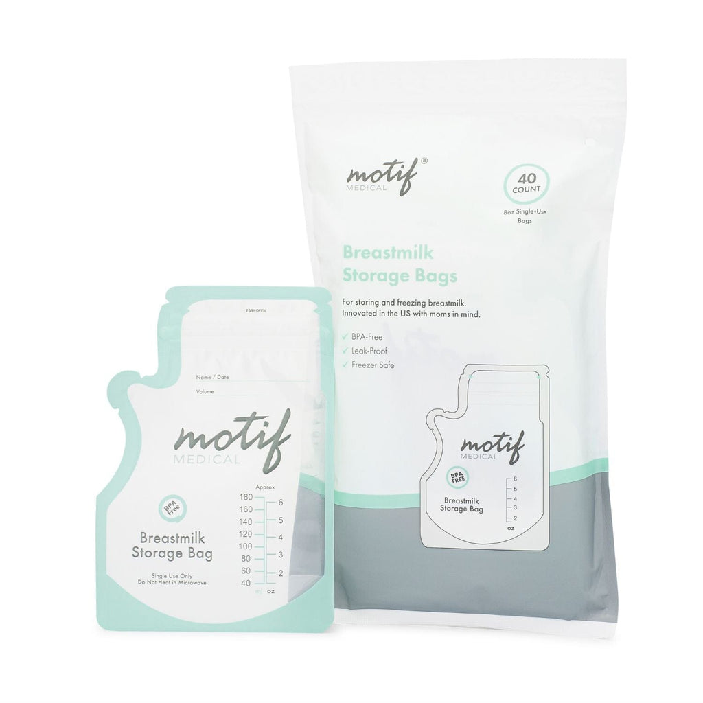 Motif Milk Storage Bags - sold by Dansons Medical - Bottle & Breastfeeding manufactured by Motif Medical (MM)