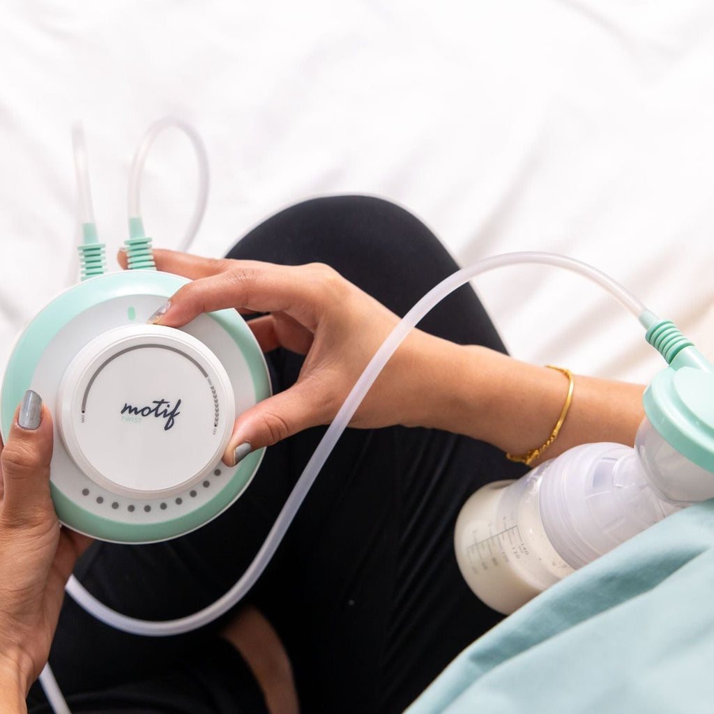 Motif Twist Double Electric Breast Pump - sold by Dansons Medical - Breast Pumps manufactured by Motif Medical (MM)