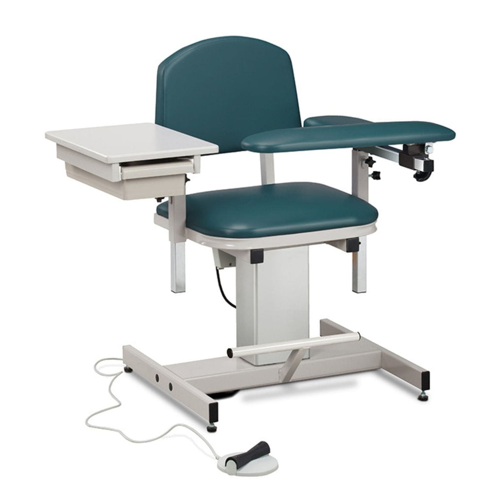Clinton Industries Power Series Blood Drawing Chair - sold by Dansons Medical -  manufactured by Clinton Industries (MM)