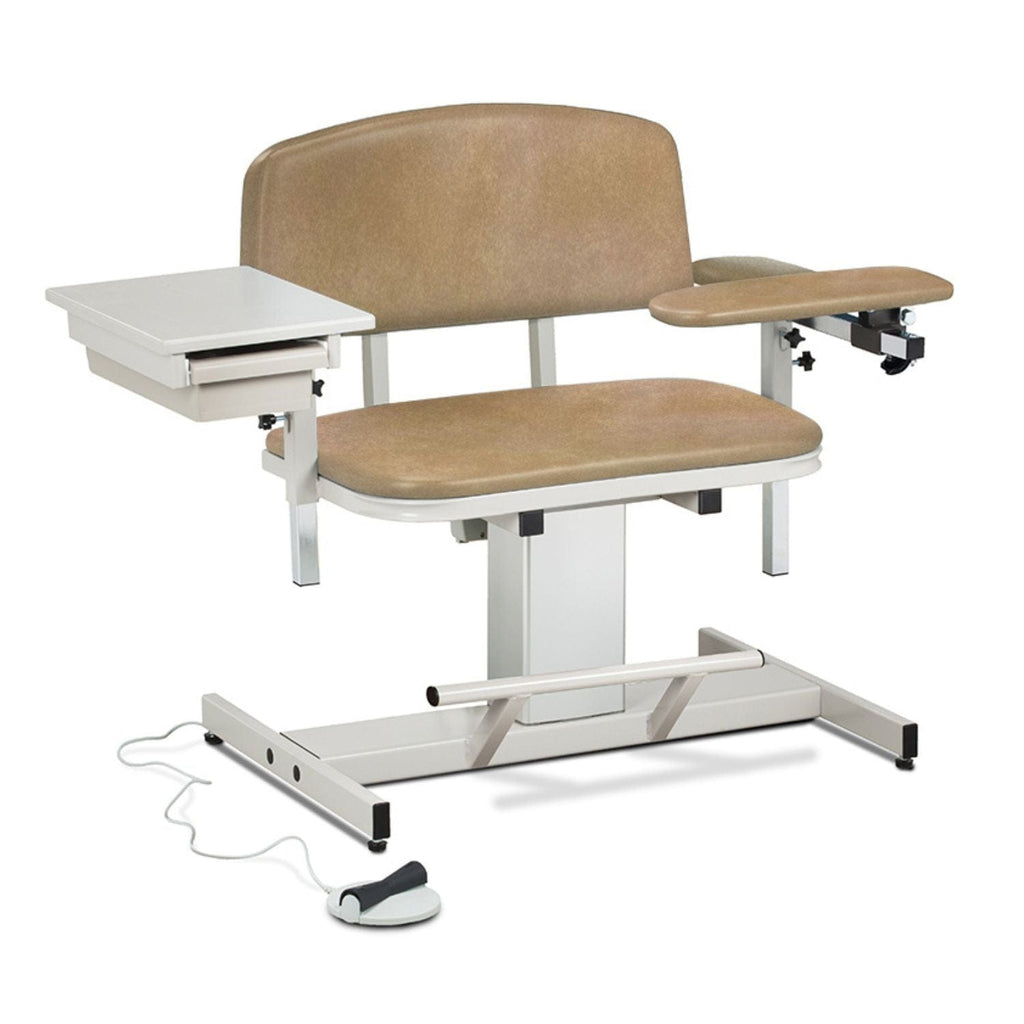 Clinton Industries Power Series Blood Drawing Chair - sold by Dansons Medical -  manufactured by Clinton Industries (MM)