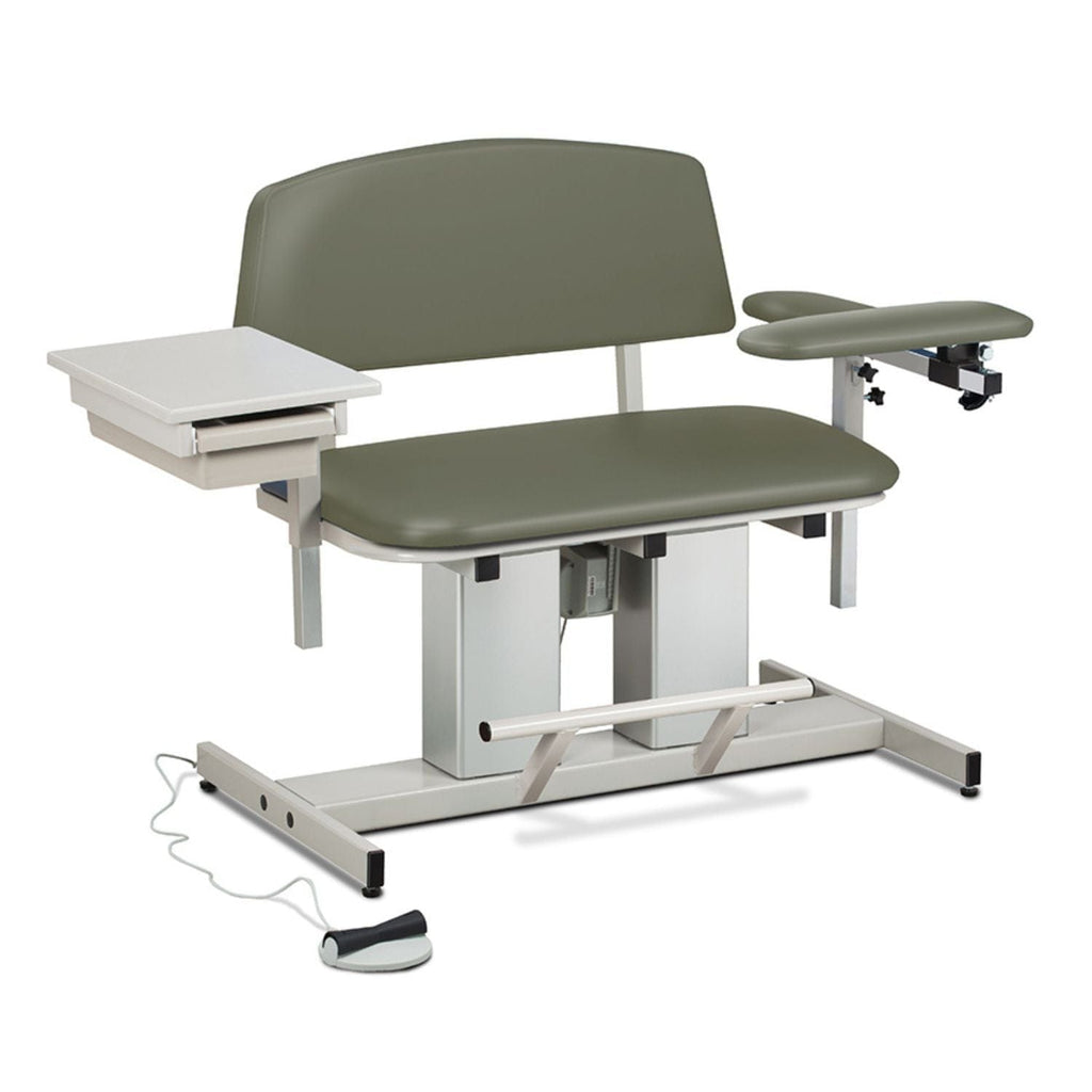 Clinton Industries Power Series Blood Drawing Chair - sold by Dansons Medical -  manufactured by Clinton Industries (MM)