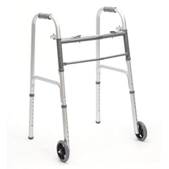 Proactive Medical Protekt Adult Two-Button Folding Steel Walker – Case of 4