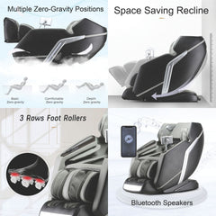 Lifesmart R8658L Nova 4D Faux Leather Zero Gravity Massage Chair - sold by Dansons Medical - Massage Chairs manufactured by Lifesmart (SCS)