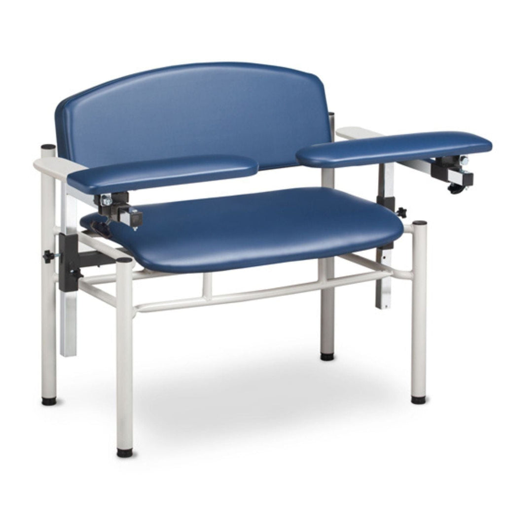 Clinton Industries SC Series Blood Drawing Chair with Padded Arms - sold by Dansons Medical -  manufactured by Clinton Industries (MM)
