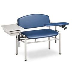 Clinton Industries SC Series Blood Drawing Chair with Padded Arms - sold by Dansons Medical - manufactured by Clinton Industries (MM)