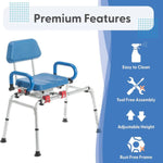 Journey SoftSecure Rotating Transfer Bench - sold by Dansons Medical - Shower Seats manufactured by Journey Health & Lifestyle