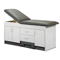 Clinton Industries Step-Up Treatment Table with 3-Doors & 2-Drawers - sold by Dansons Medical - manufactured by Clinton Industries (MM)