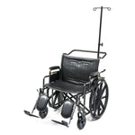 Traveler Hospital Transport Chair Bariatric Wheelchair - Vinyl Upholstery - sold by Dansons Medical - manufactured by Graham Field