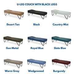 Recovery Couch with U-legs - sold by Dansons Medical - manufactured by Clinton Industries