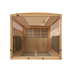 Golden Designs Dynamic Versailles 2-Person Low EMF FAR Infrared Sauna - sold by Dansons Medical - Saunas manufactured by Golden Designs (SCS)