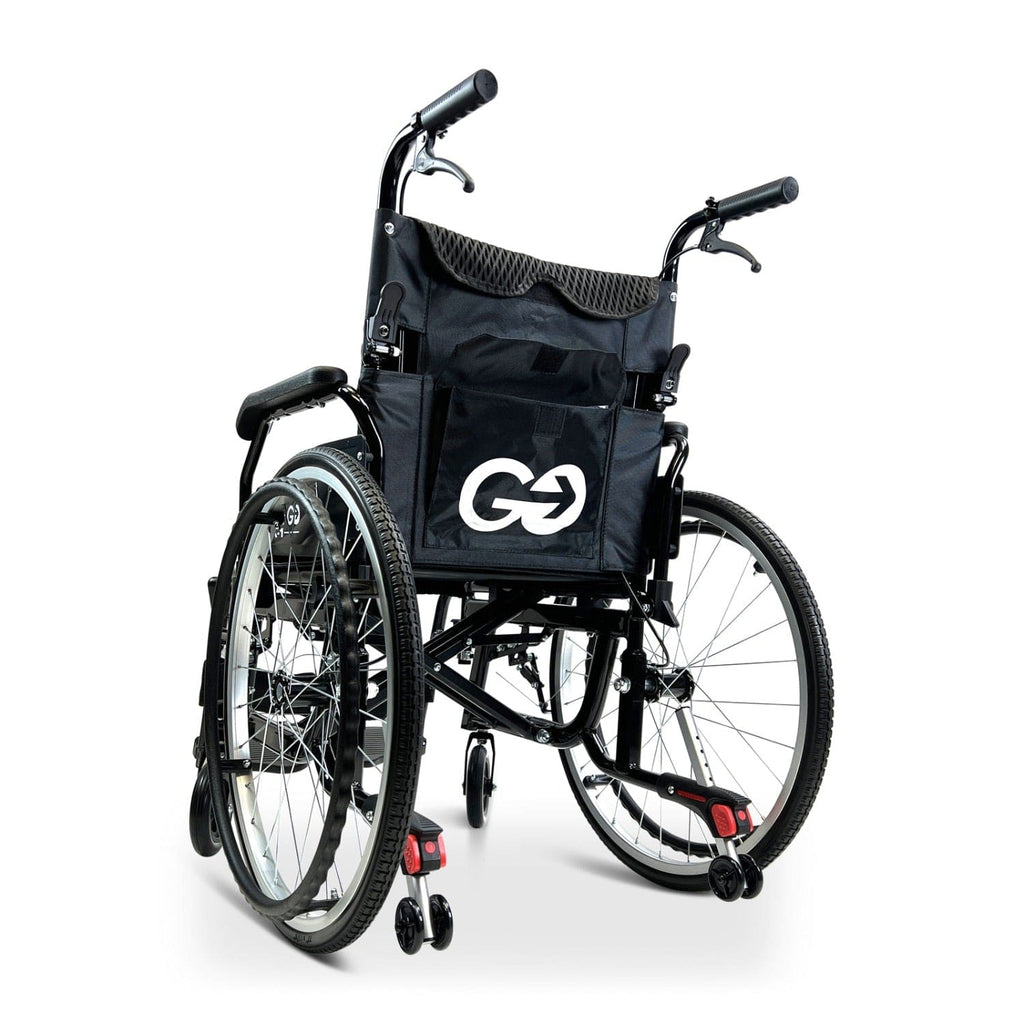 X-1 Lightweight Manual Wheelchair With Quick-Detach Wheels - sold by Dansons Medical - manufactured by ComfyGo Mobility