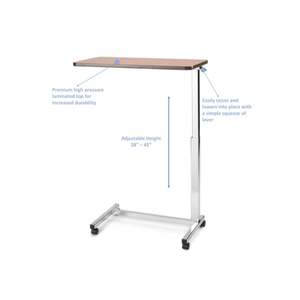 Invacare Overbed Table - sold by Dansons Medical - Overbed Table manufactured by Invacare