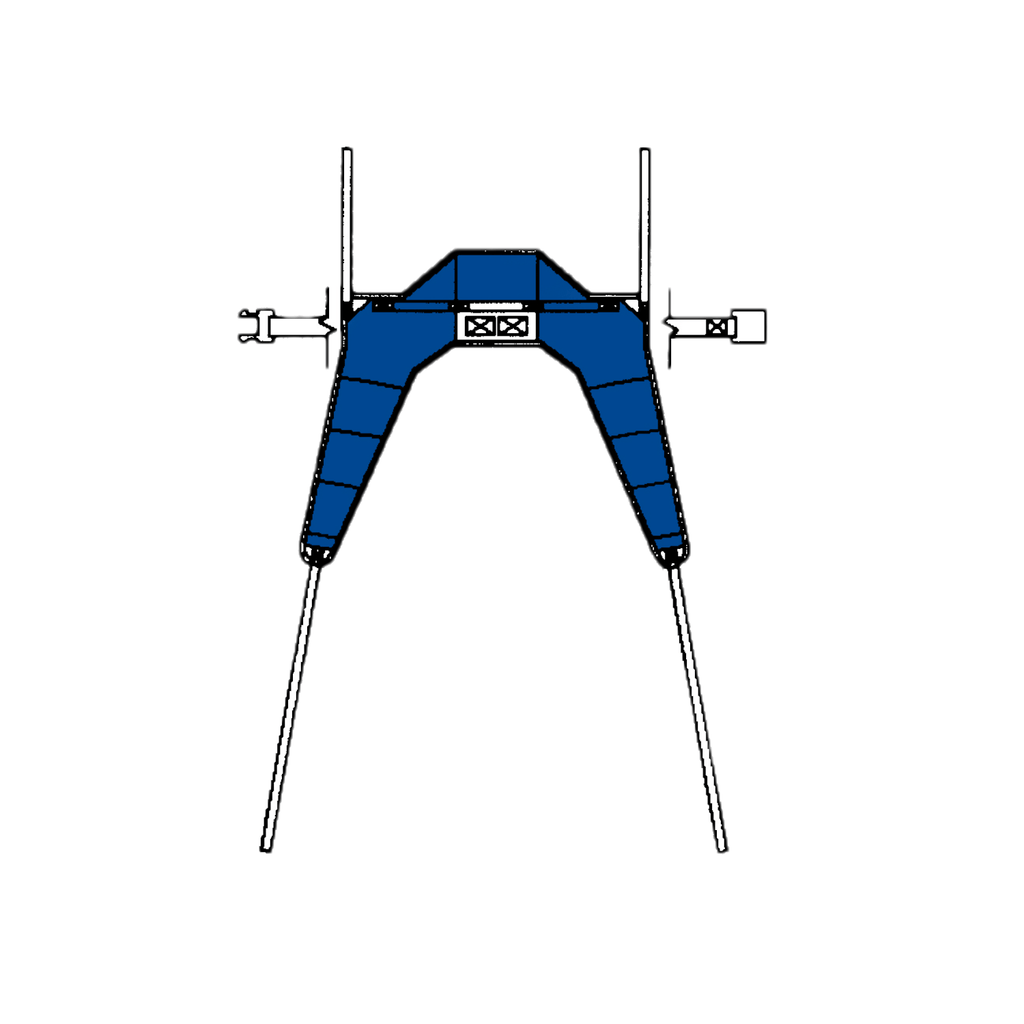 Invacare Solid Toileting Sling - sold by Dansons Medical - Toileting Slings manufactured by Invacare