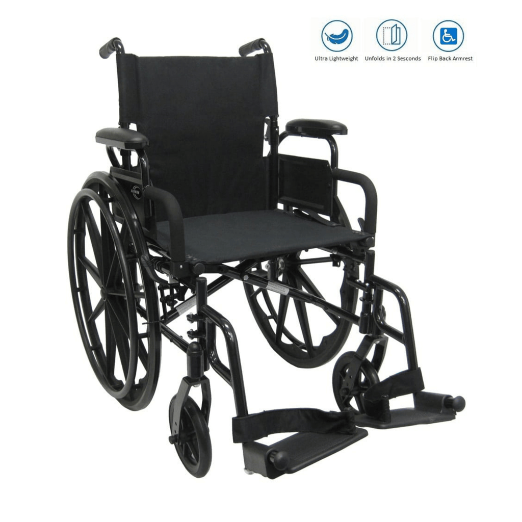 Karman 802-DY Ultra Lightweight Wheelchair - sold by Dansons Medical - Ultra Lightweight Wheelchairs manufactured by Karman Healthcare
