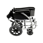 S-Ergo 115 Ergonomic Transport Wheelchair with Swing Away Footrest - sold by Dansons Medical - Ergonomic Wheelchairs manufactured by Karman Healthcare