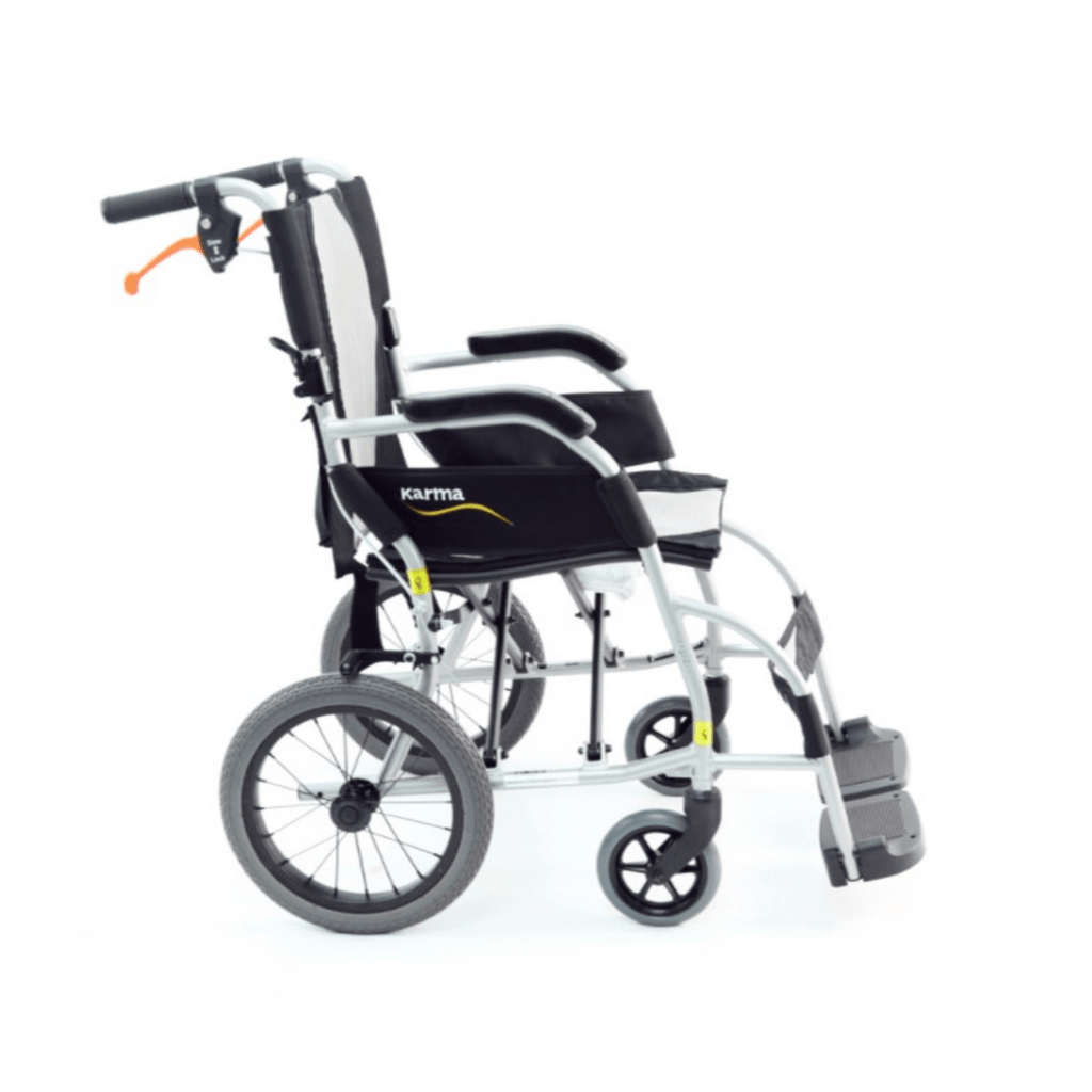 Karman Ergo Lite Ultra Lightweight Wheelchair with Companion Hill Brakes - sold by Dansons Medical - Ergonomic Wheelchairs manufactured by Karman Healthcare