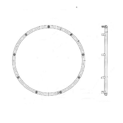Invacare 9 Point Handrim 24" Wheelchair Wheel - sold by Dansons Medical - Wheelchair Parts manufactured by Invacare