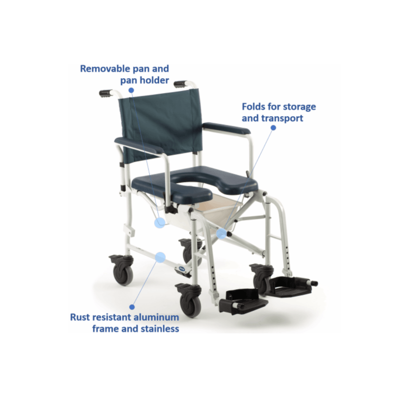 Invacare folding discount shower chair