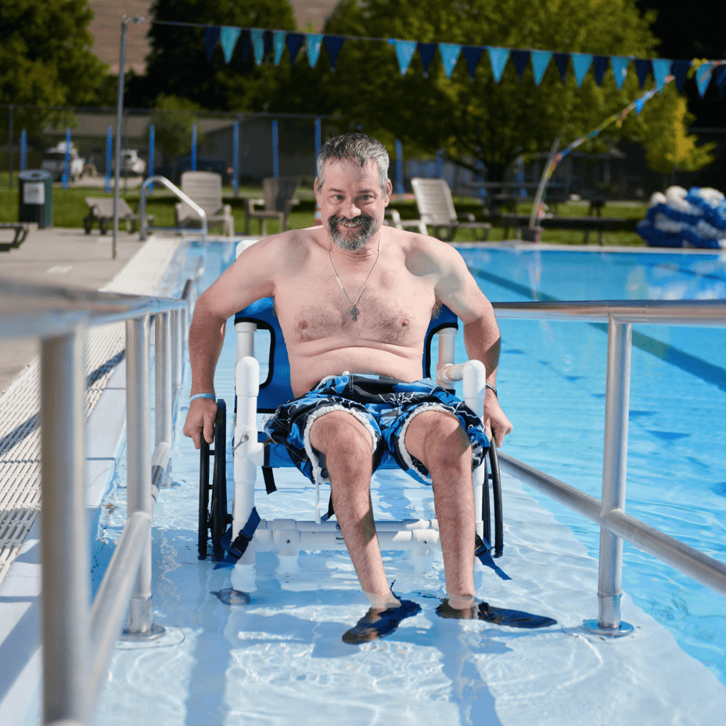 Aqua Creeks PVC Pool Access Chairs - sold by Dansons Medical - Pool Chairs manufactured by Aqua Creek