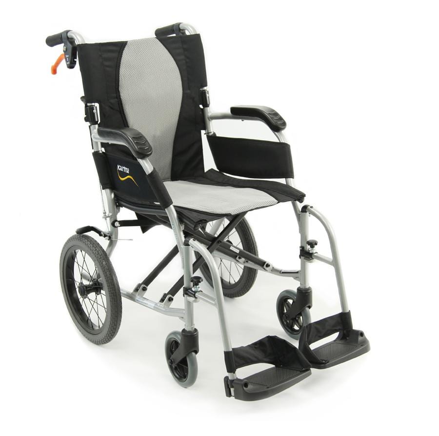 Karman Ergo Flight Transport Wheelchair - sold by Dansons Medical - Ergonomic Wheelchairs manufactured by Karman Healthcare