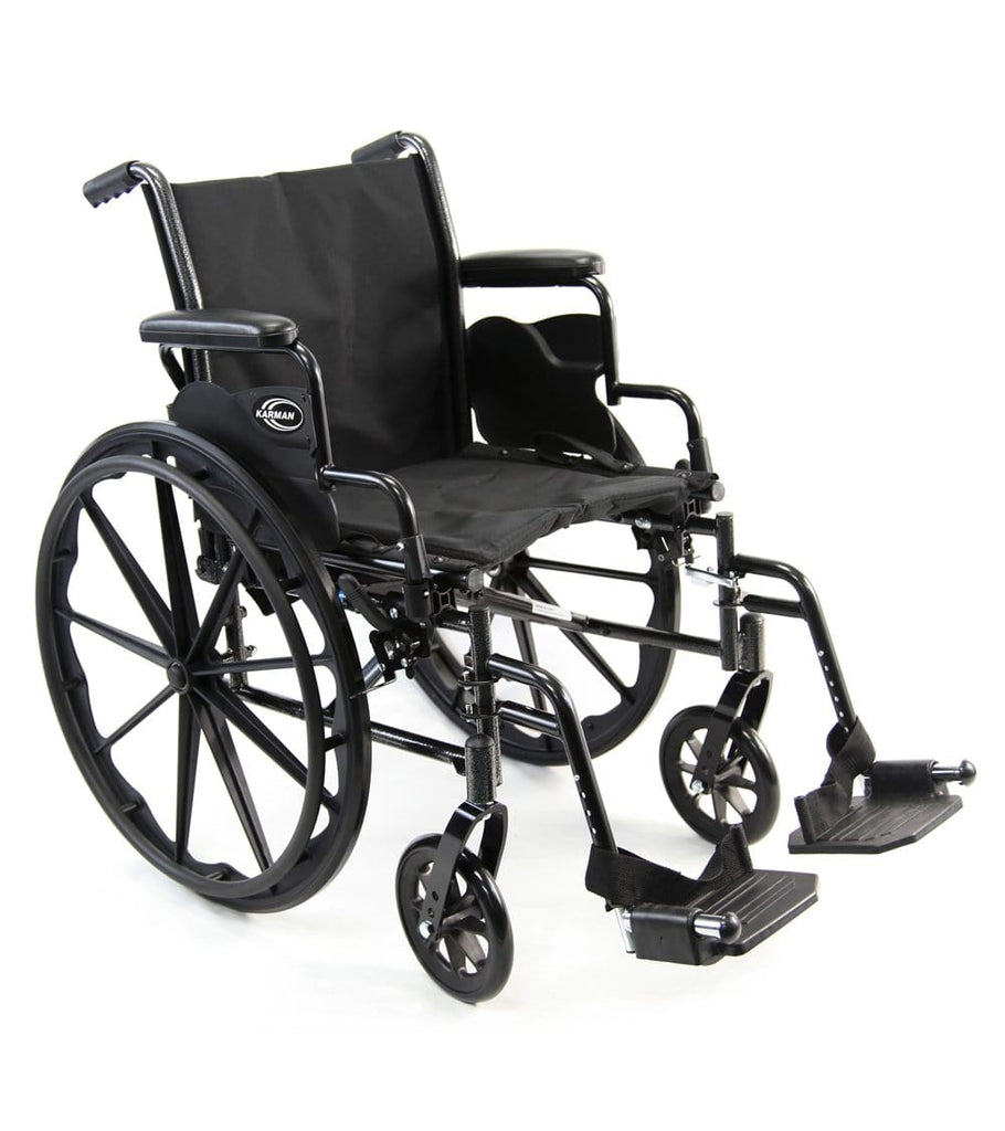 Karman Lightweight Deluxe Wheelchair (LT-700) - sold by Dansons Medical - Folding Wheelchairs manufactured by Karman Healthcare
