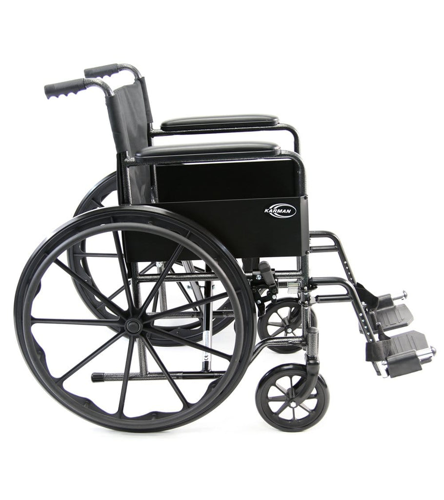 Karman Lightweight Deluxe Wheelchair (LT-800) - sold by Dansons Medical - Folding Wheelchairs manufactured by Karman Healthcare
