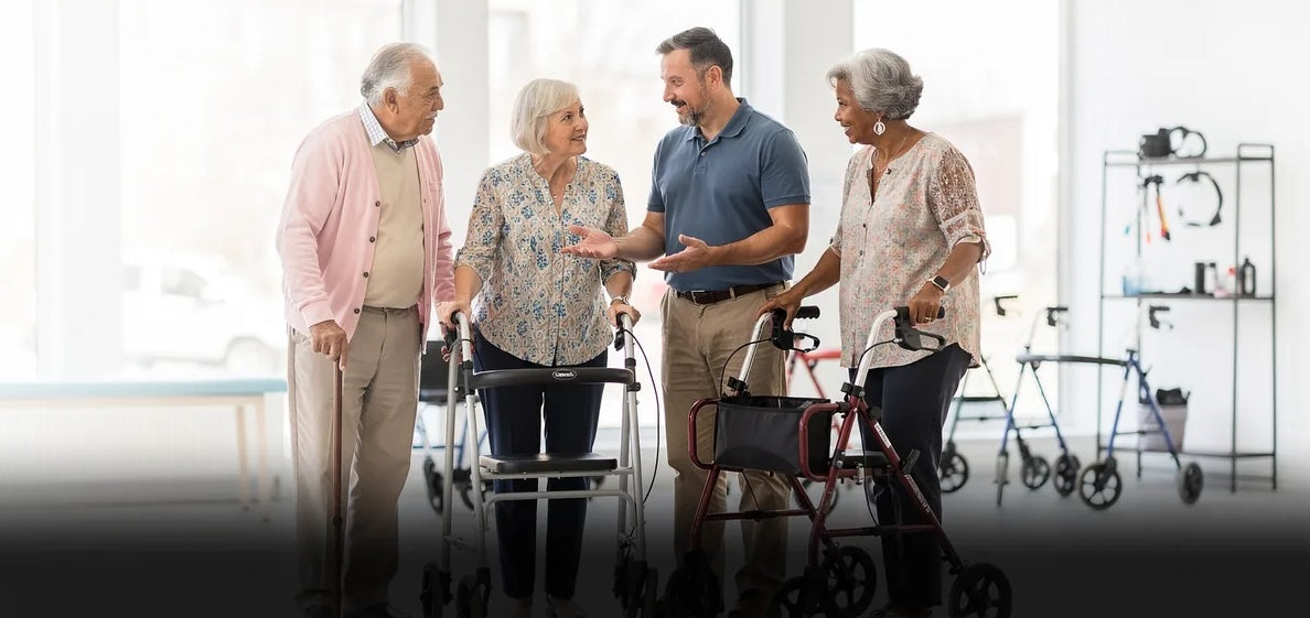 Best Walking Aids for Seniors: Walkers, Rollators & Fall Prevention Guide