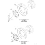 Invacare 8" 5-Spoke Wheelchair Wheel Rim (1116701)
