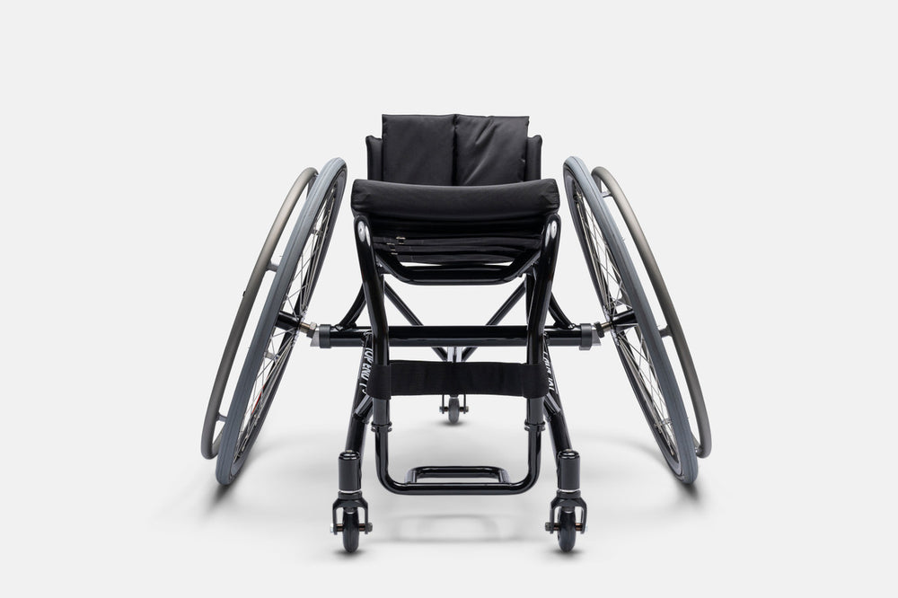 Top End T-5 7000 Series tennis wheelchair, angled view