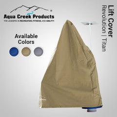 Aqua Creek Lift Covers - Revolution & Titan 600 Lifts - sold by Dansons Medical - Pool Lift Accessories manufactured by Aqua Creek