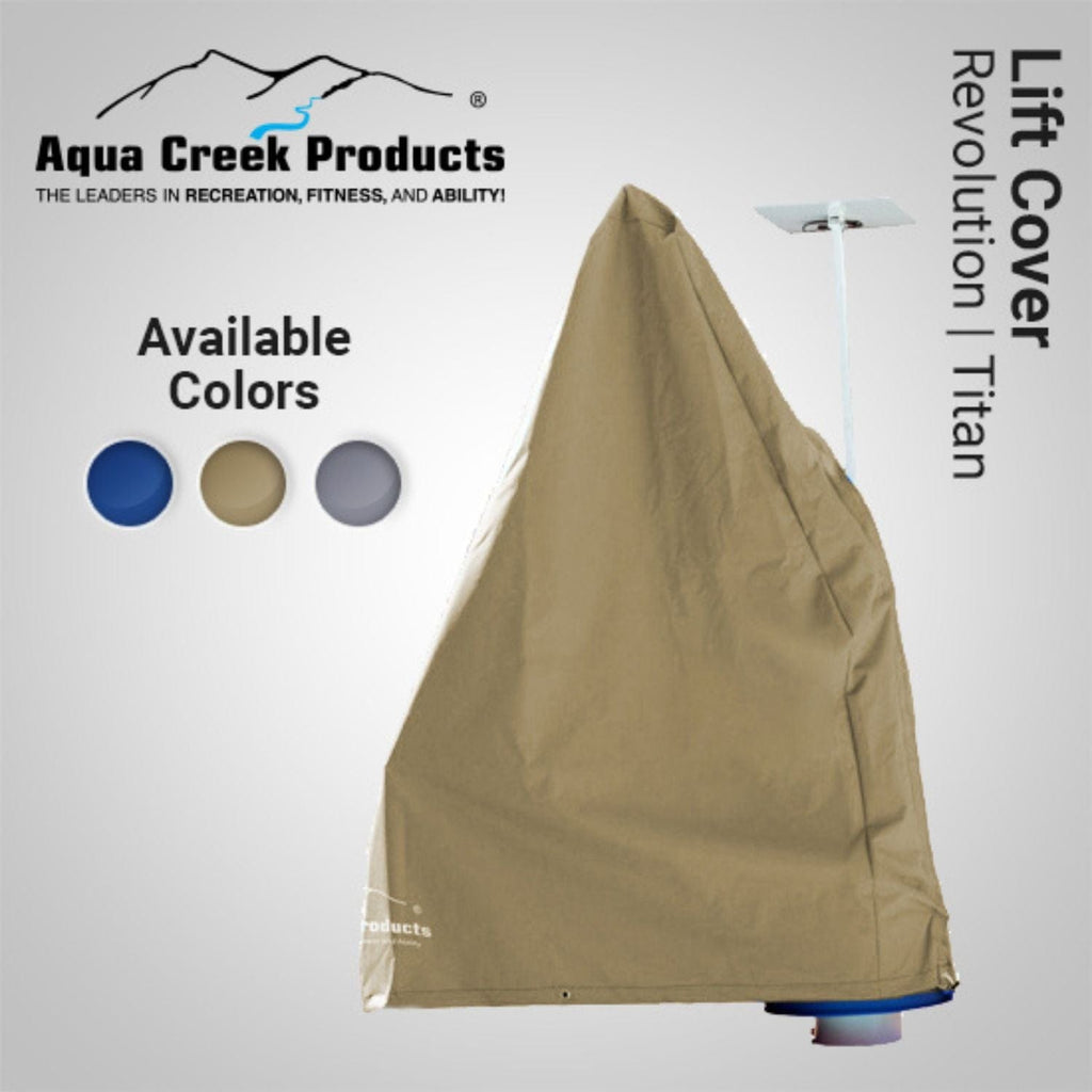 Aqua Creek Lift Covers - Revolution & Titan 600 Lifts - sold by Dansons Medical - Pool Lift Accessories manufactured by Aqua Creek