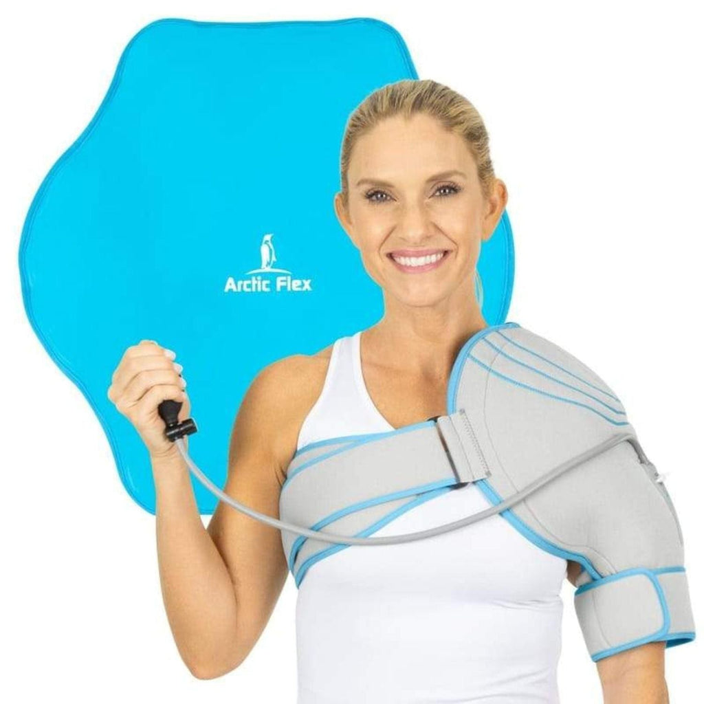 Vive Shoulder Compression Ice Wrap - sold by Dansons Medical -  Shoulder Compression Ice Wrap manufactured by Vive Health