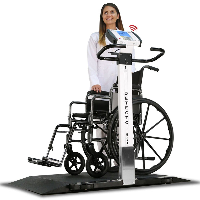 Detecto 6550 Portable Digital Wheelchair Scale