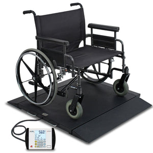 BRW1000 Portable Digital Wheelchair Scale - sold by Dansons Medical - manufactured by Detecto