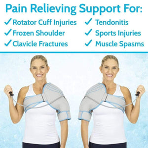 Vive Shoulder Compression Ice Wrap - sold by Dansons Medical -  Shoulder Compression Ice Wrap manufactured by Vive Health