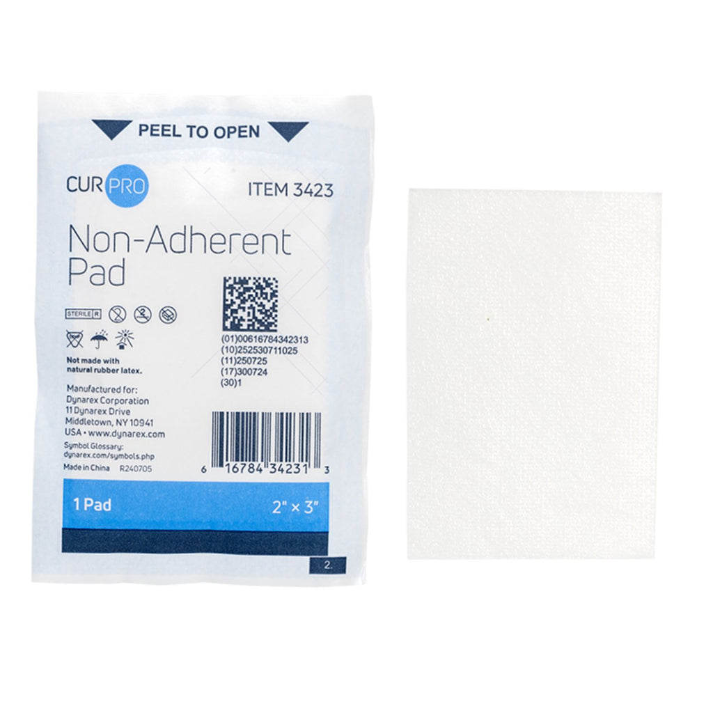 Dynarex CurPro Sterile Non-Adherent Pads