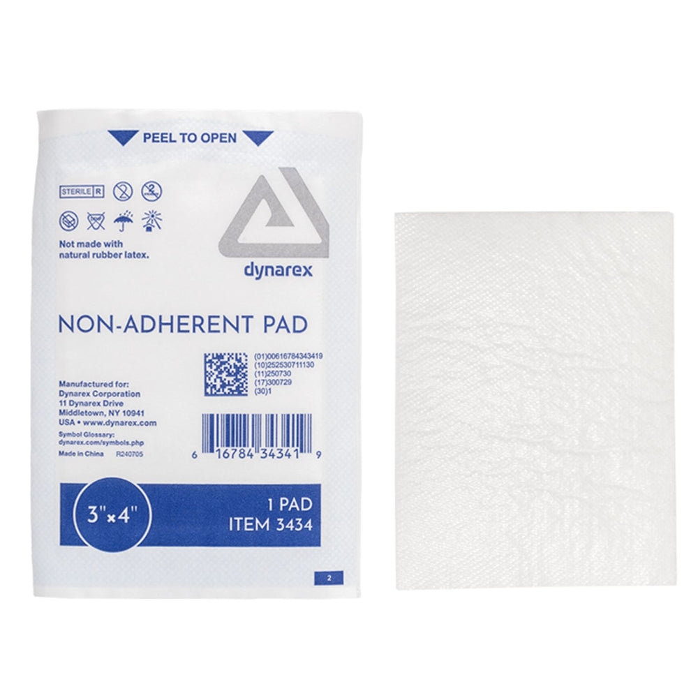 Dynarex CurPro Sterile Non-Adherent Pads