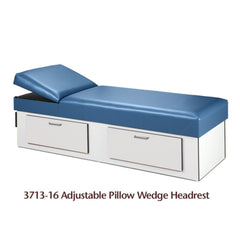 Two-Drawer Upholstered Apron Recovery Couch - sold by Dansons Medical - manufactured by Clinton Industries 
