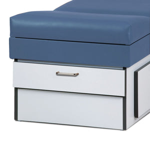 Two-Drawer Upholstered Apron Recovery Couch - sold by Dansons Medical - manufactured by Clinton Industries 