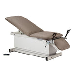 Shrouded Power Exam Table with Stirrups, Adjustable Backrest and Footrest - sold by Dansons Medical - manufactured by Clinton Industries 