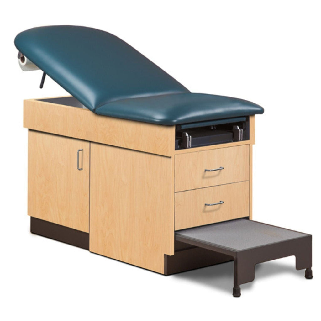 Family Practice Table with Step Stool - sold by Dansons Medical - manufactured by Clinton Industries 