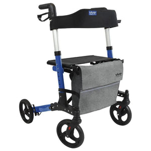 Walker Rollator - Lightweight Foldable Walking Transport - sold by Dansons Medical - manufactured by Vive Health