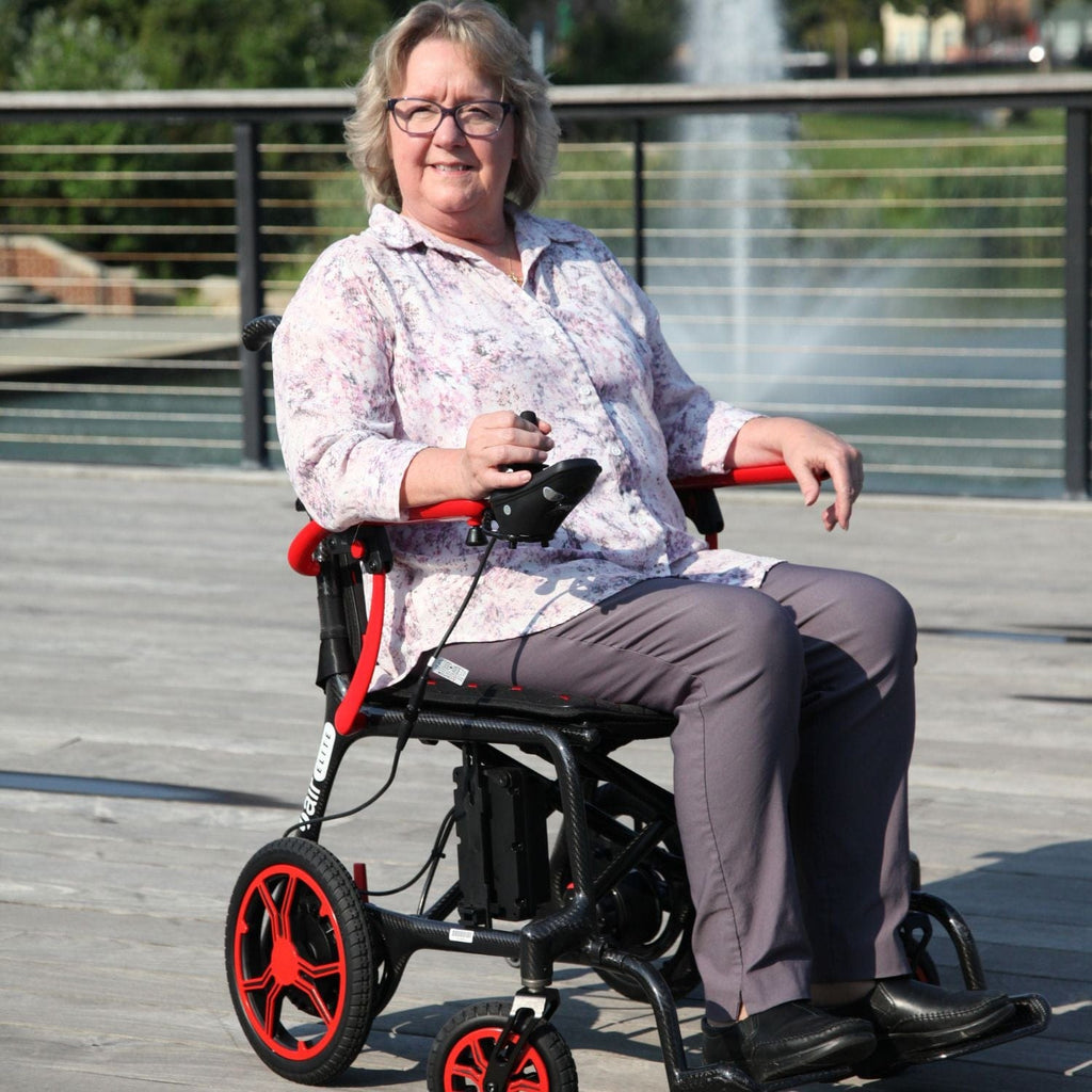 Journey Air Elite Folding Power Wheelchair - sold by Dansons Medical - Portable Wheelchairs manufactured by Journey Health & Lifestyle