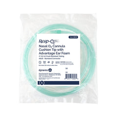 Dynarex Resp-O2 Nasal Oxygen Cannulas with Cushion Tips and Advantage Ear Foam