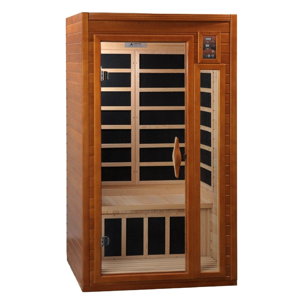Golden Designs Dynamic Barcelona 1-2 Person Low EMF FAR Infrared Sauna - sold by Dansons Medical - Saunas manufactured by Golden Designs (SCS)