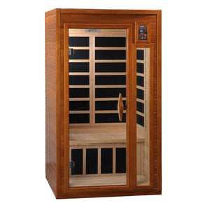 Golden Designs Dynamic Barcelona 1-2 Person Low EMF FAR Infrared Sauna - sold by Dansons Medical - Saunas manufactured by Golden Designs (SCS)