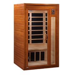 Golden Designs Dynamic Barcelona 1-2 Person Low EMF FAR Infrared Sauna - sold by Dansons Medical - Saunas manufactured by Golden Designs (SCS)