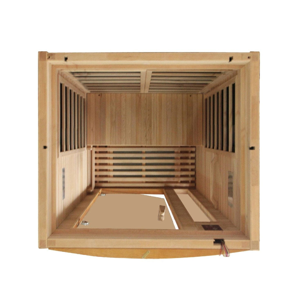 Golden Designs Dynamic Barcelona 1-2 Person Low EMF FAR Infrared Sauna - sold by Dansons Medical - Saunas manufactured by Golden Designs (SCS)